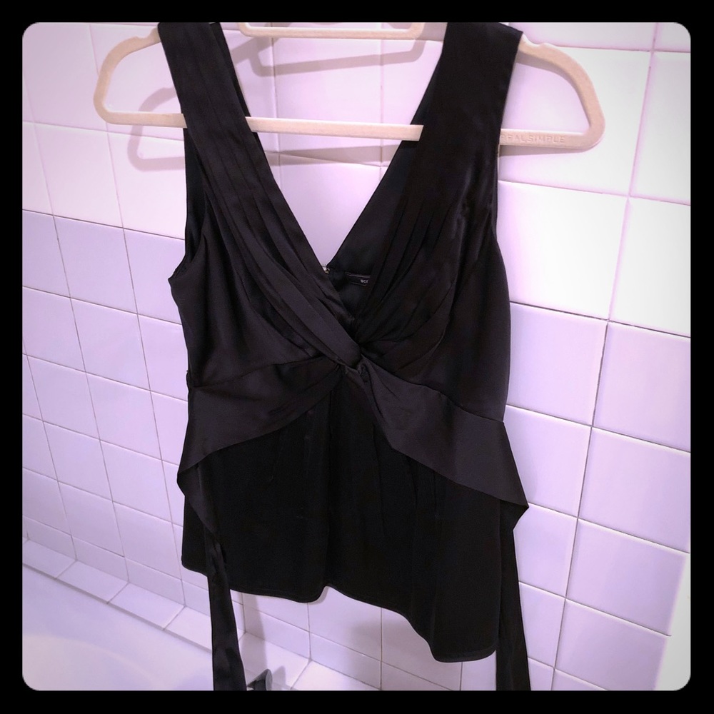 BCBG satin blouse